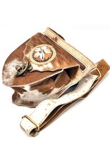 Trukado Leather Festival bags, waist bags and belt bags - Cowhide waist bag with Hook and Shells Ibiza Style