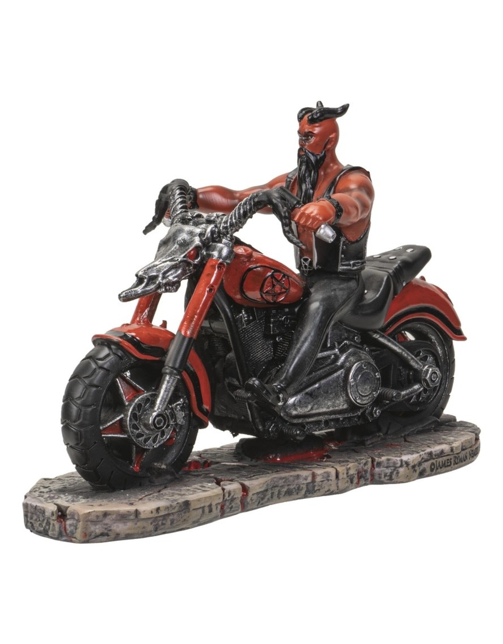 James Ryman Reapers, skulls and dragons - James Ryman The Devil's Road Biker figurine