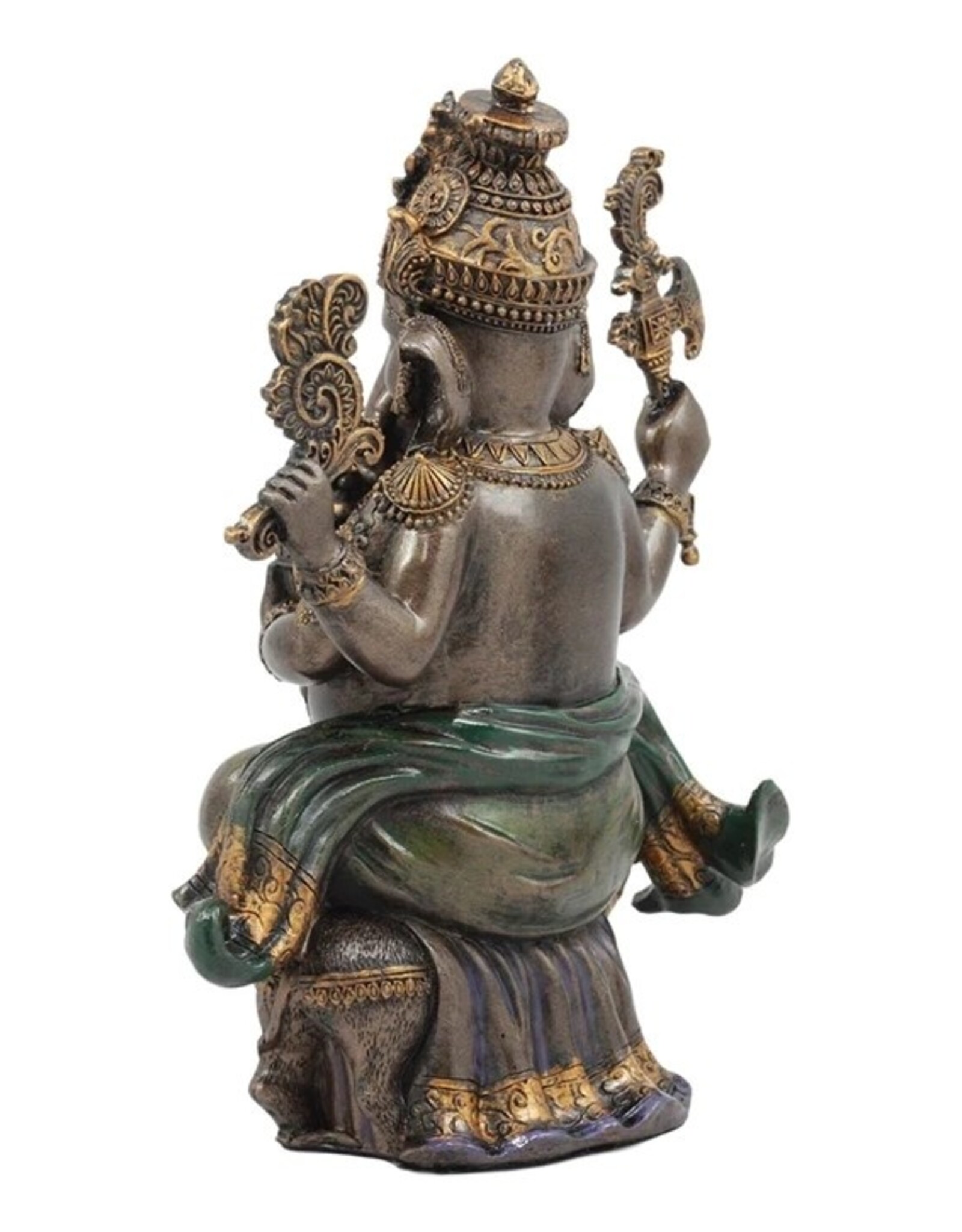 PT Giftware Beelden Collectables  - Ganesha Hindoeïstische God Zittend 20,3cm
