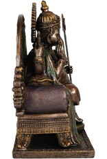 PT Giftware Figurines Collectables - Ganesha Hindu God Sitting on Throne