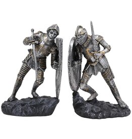 PT Knight in armour bookend set of 2