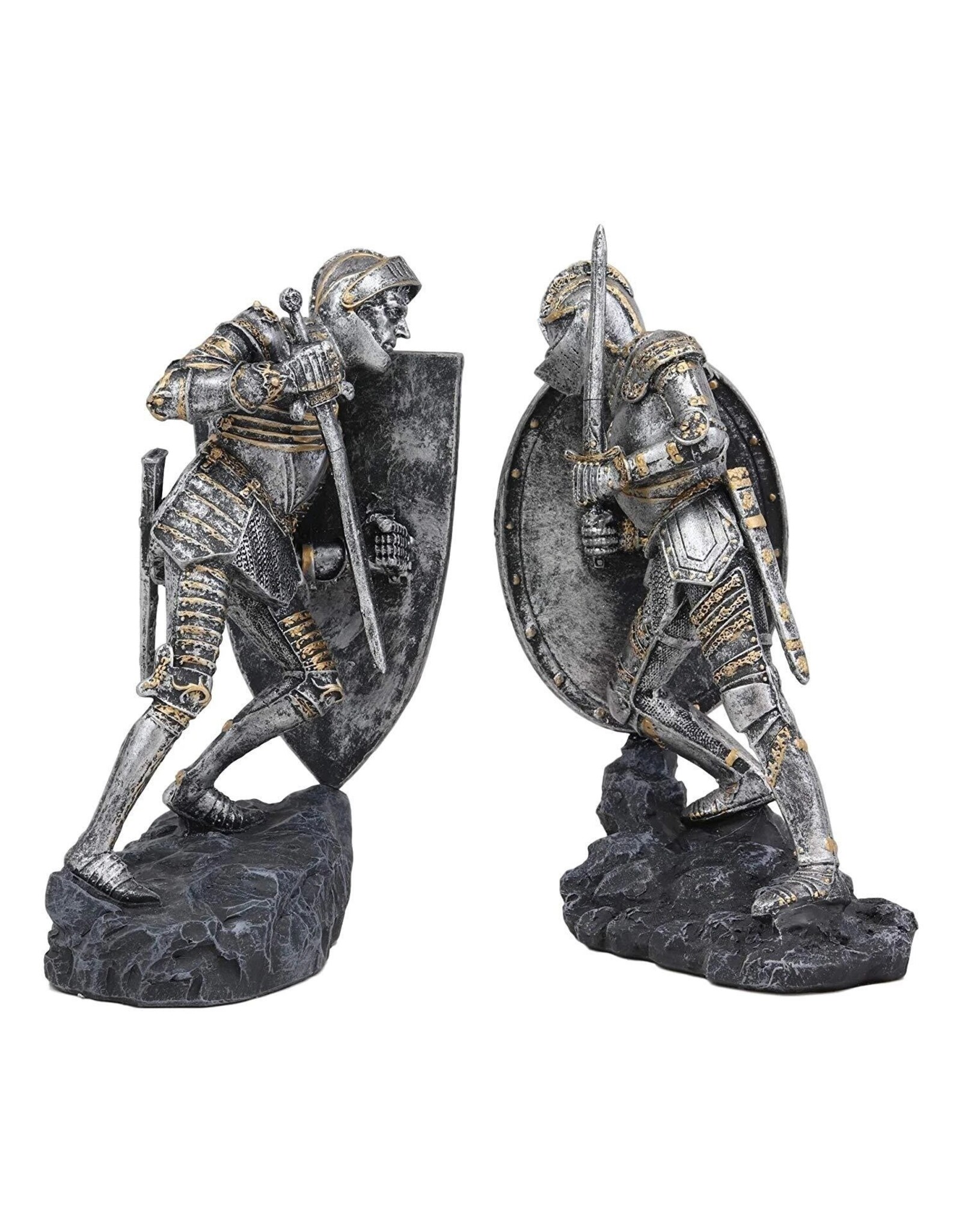 PT Giftware & Lifestyle - Knight in armour bookend set of 2