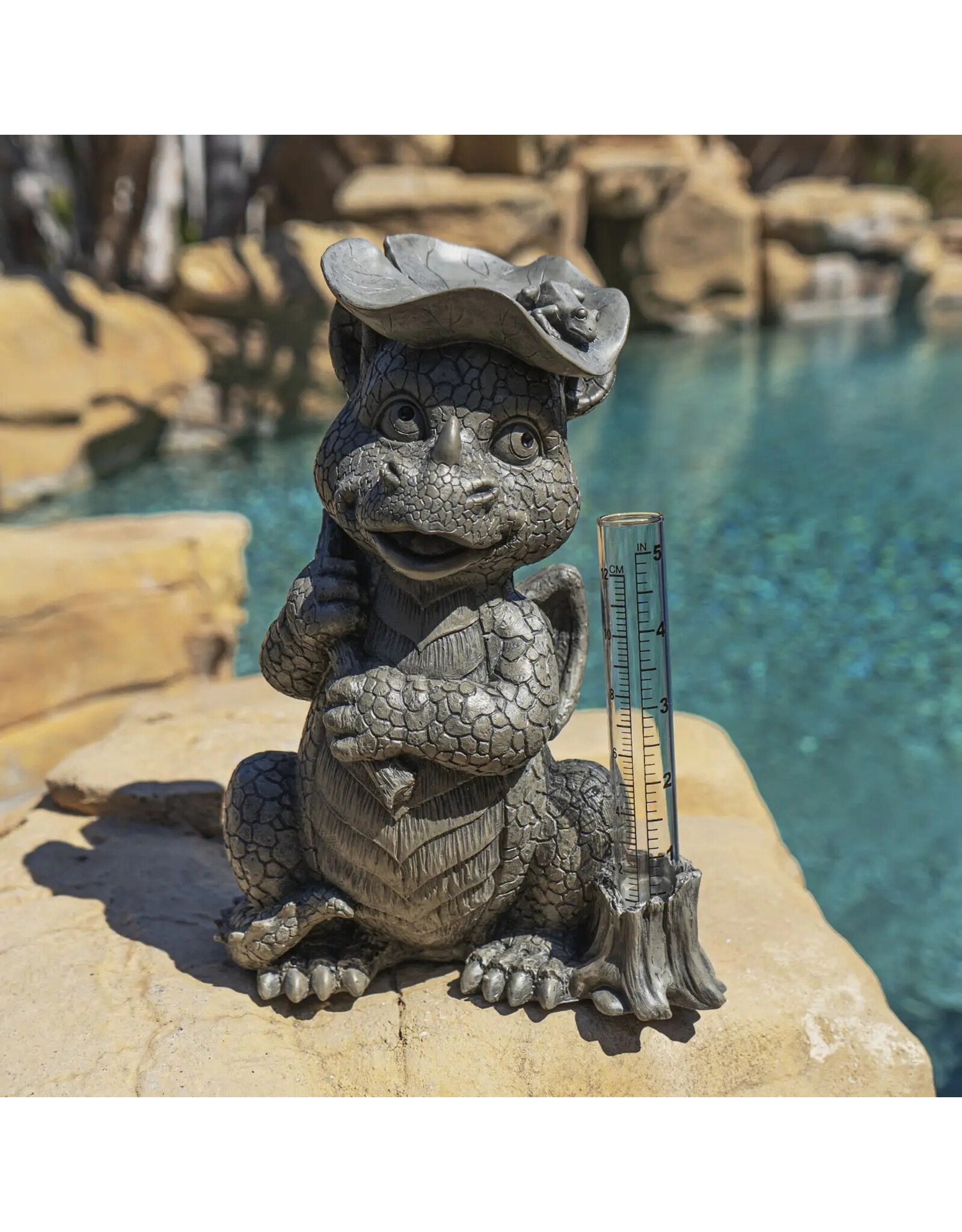 PT Giftware & Lifestyle - Garden Dragon Rain Catcher 27cm