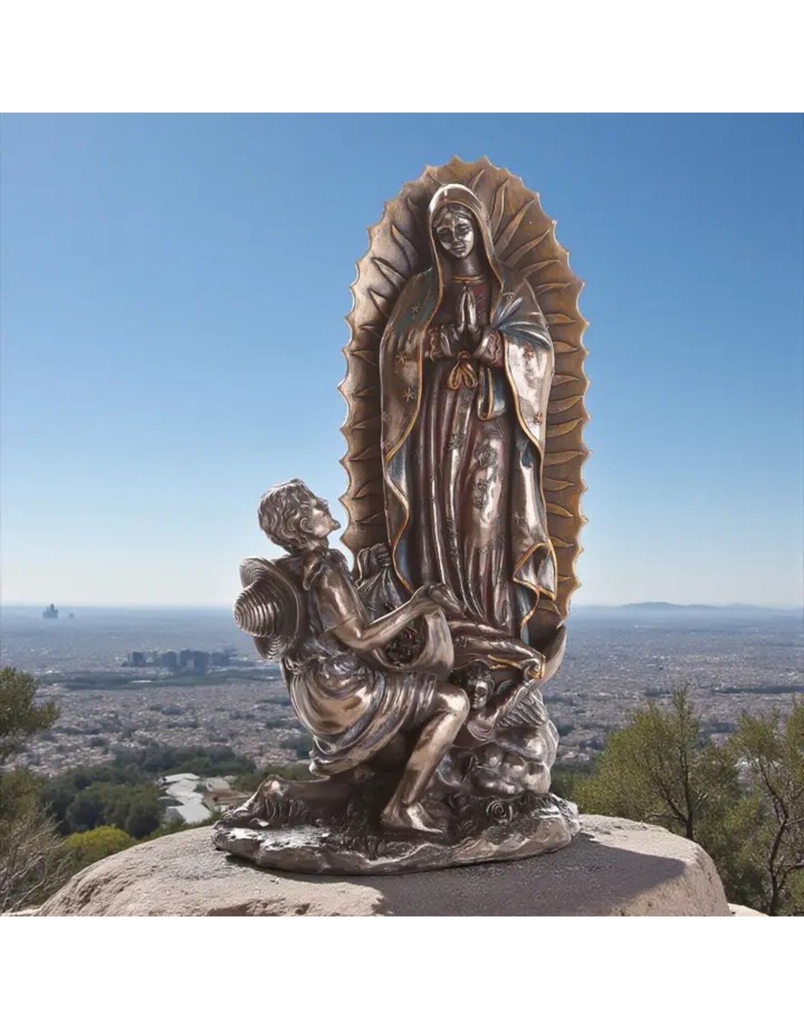 PT Giftware Figurines Collectables - Apparition of Our Lady of Guadalupe