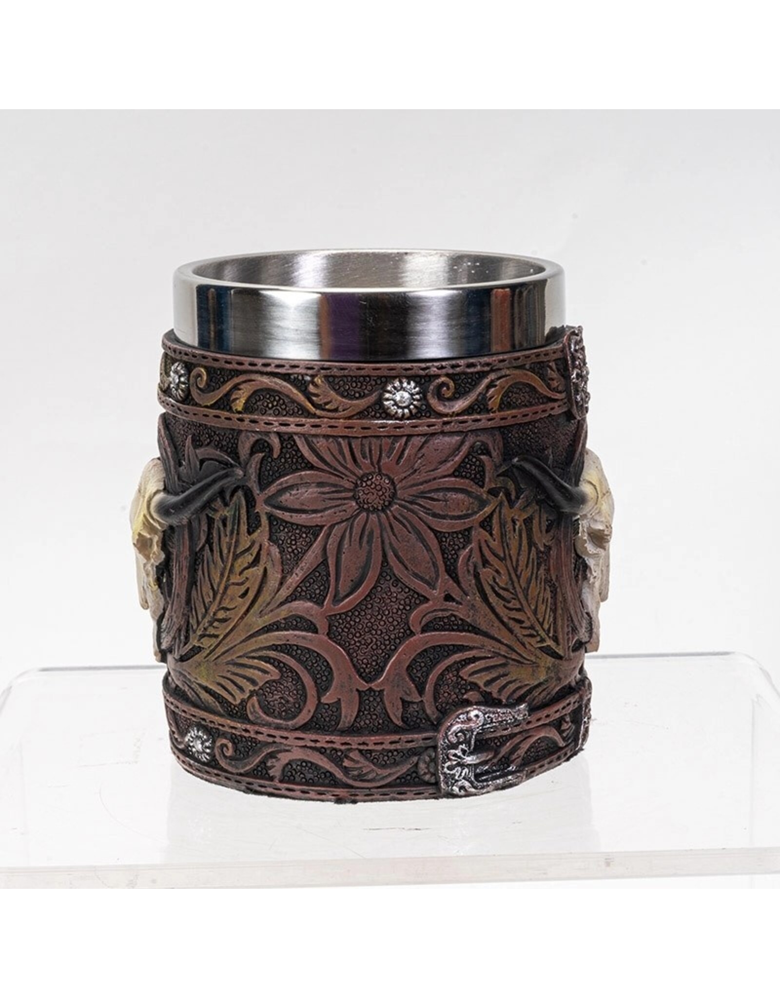 PT Drinkware - Western Cow Skull Mug