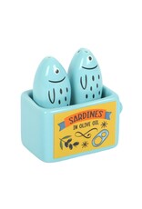 SDW Giftware & Lifestyle - Mariteam Salt & Pepper set "Sardines"
