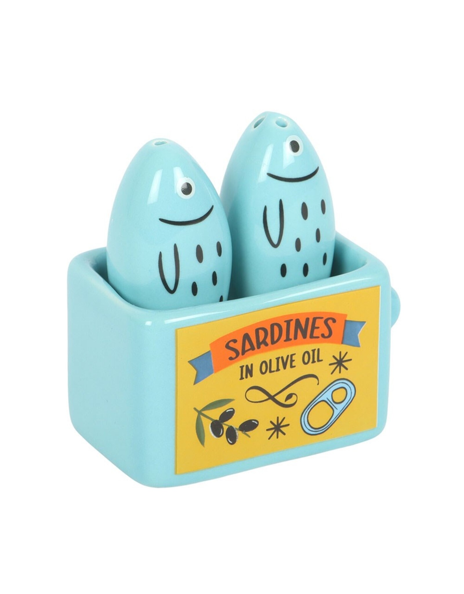 SDW Giftware & Lifestyle - Mariteam Salt & Pepper set "Sardines"