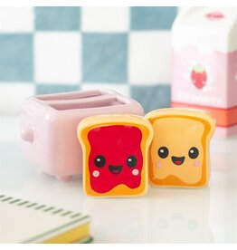 SDW Kawaii Toast Salt and Pepper Shakers