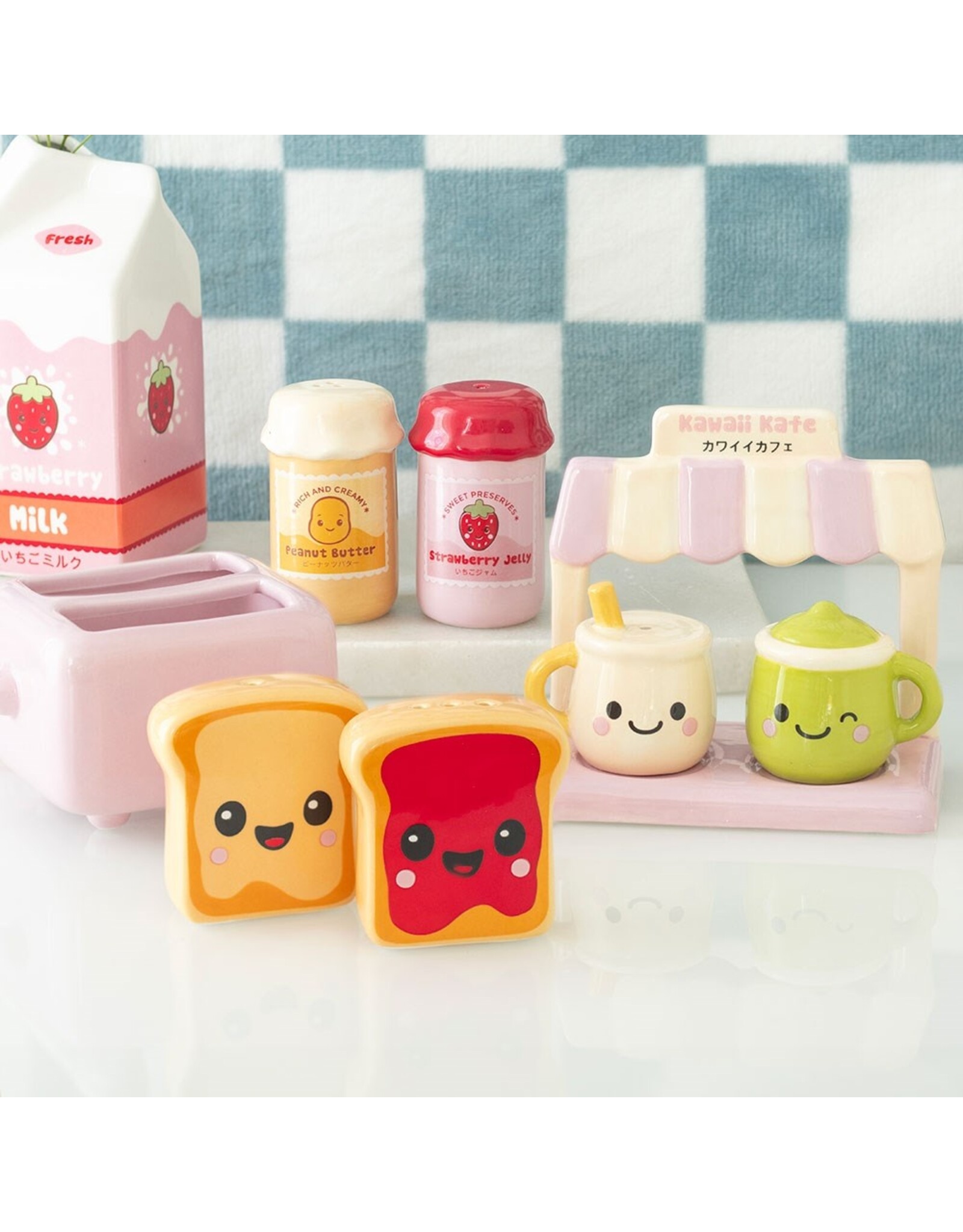 SDW Giftware & Lifestyle - Kawaii Toast  Peper & Zoutstel
