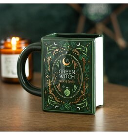 SWD Green Witch Mok in de Vorm van een Boek