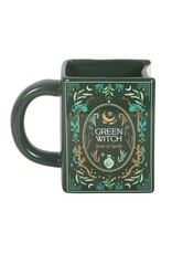 SWD Giftware & Lifestyle - Green Witch Mok in de Vorm van een Boek