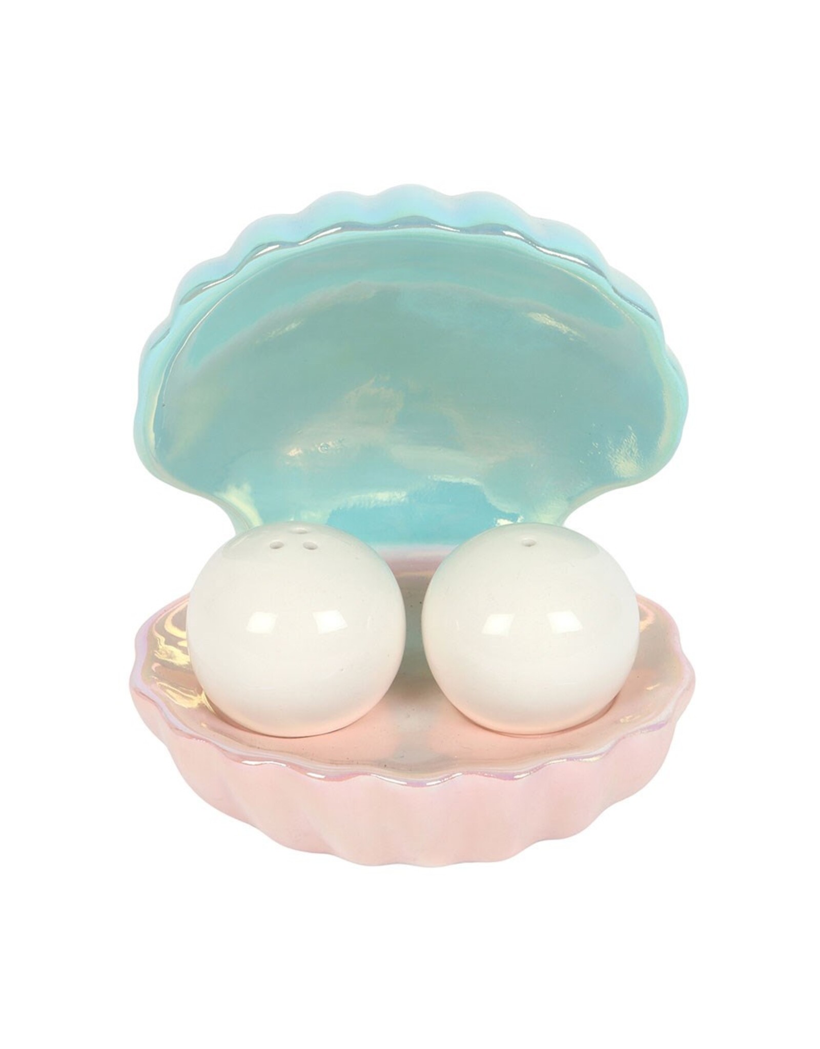 SDW Giftware & Lifestyle - Schelp  met Parels Peper & Zoutstel