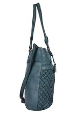 Bellicci Leather Workbags and Leather Laptop Bags - Bellicci Leather Shopper Paola with Braiding