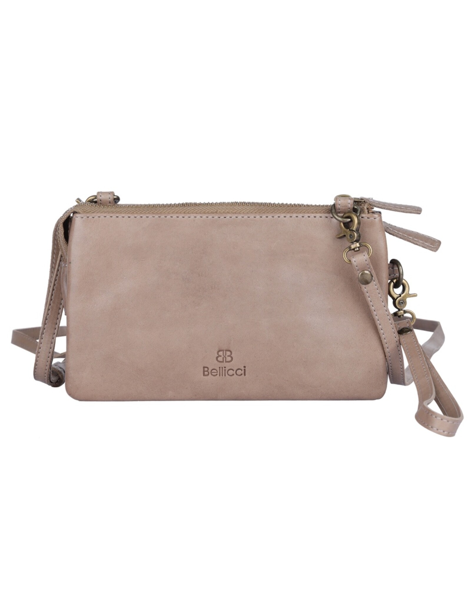 Bellicci Leather Festival bags, waist bags and belt bags - Bellicci Phone Bag-Wallet Portia grey