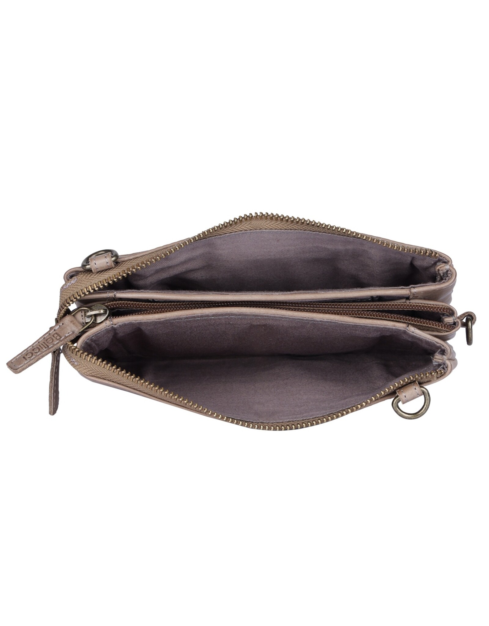 Bellicci Leather Festival bags, waist bags and belt bags - Bellicci Phone Bag-Wallet Portia grey