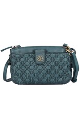 Bellicci Leather Festival bags, waist bags and belt bags - Bellicci Phone Bag-Wallet Portia petrol