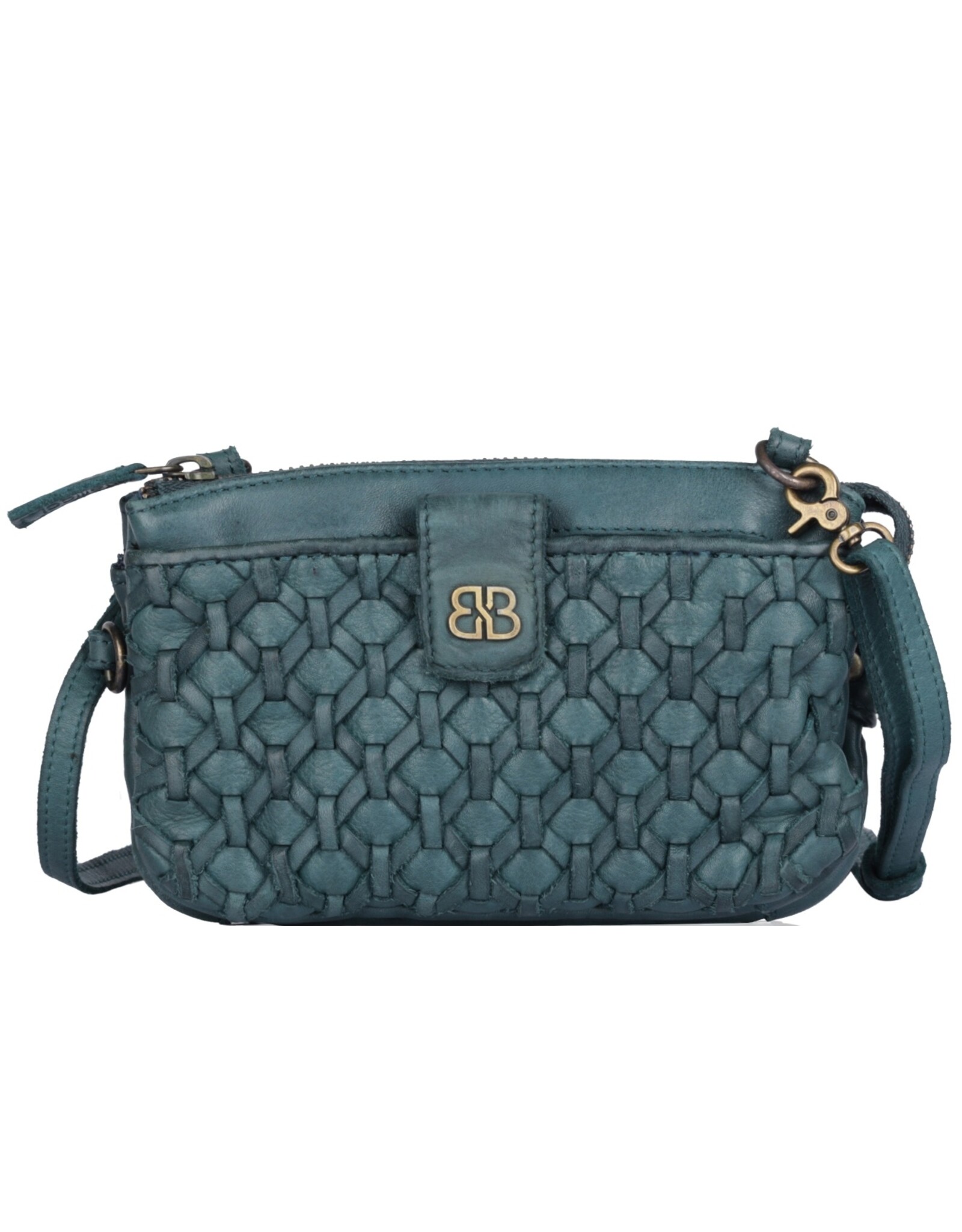 Bellicci Leather Festival bags, waist bags and belt bags - Bellicci Phone Bag-Wallet Portia petrol