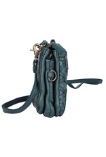 Bellicci Leather Festival bags, waist bags and belt bags - Bellicci Phone Bag-Wallet Portia petrol