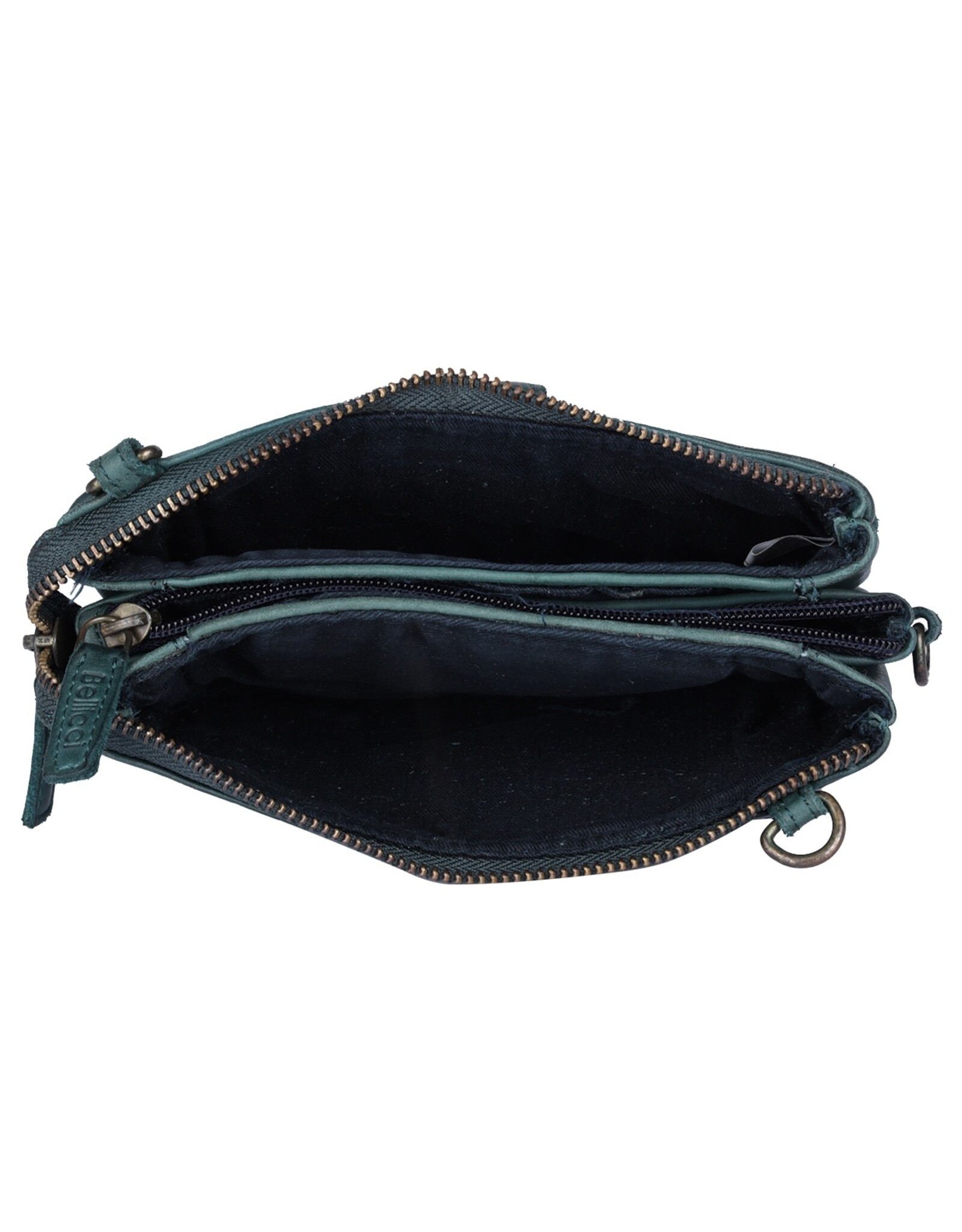 Bellicci Leather Festival bags, waist bags and belt bags - Bellicci Phone Bag-Wallet Portia petrol