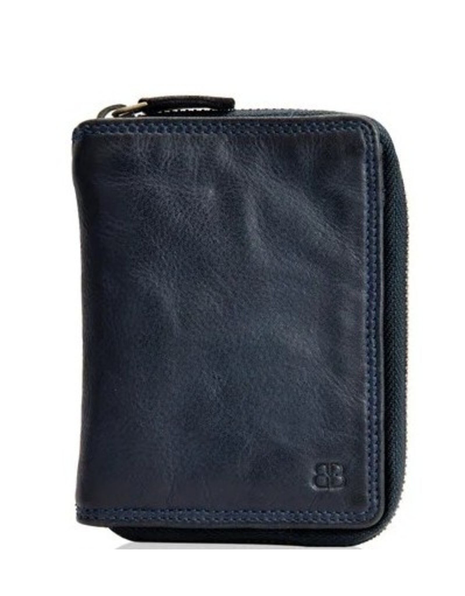 Bellicci Leren Portemonnees - Bellicci Portemonne Greta blauw