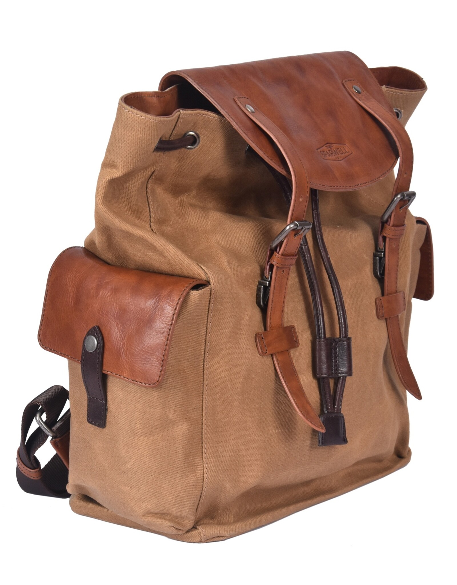 Sparwell Leather backpacks Leather shoppers - Sparwell Backpack Spacious Sebastian beige