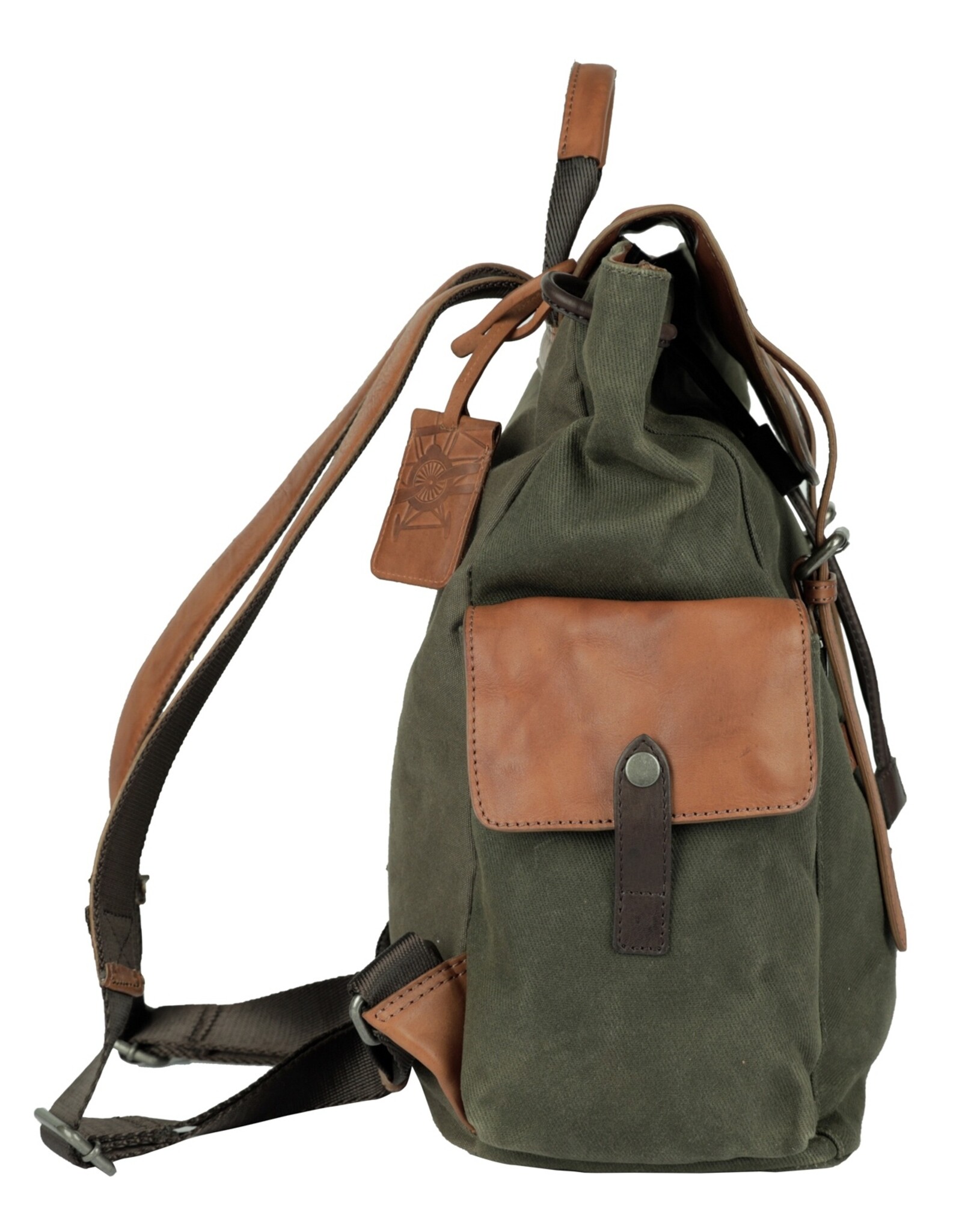 Sparwell Leren rugzakken  Leren shoppers - Sparwell Rugzak Spacious Sebastian groen