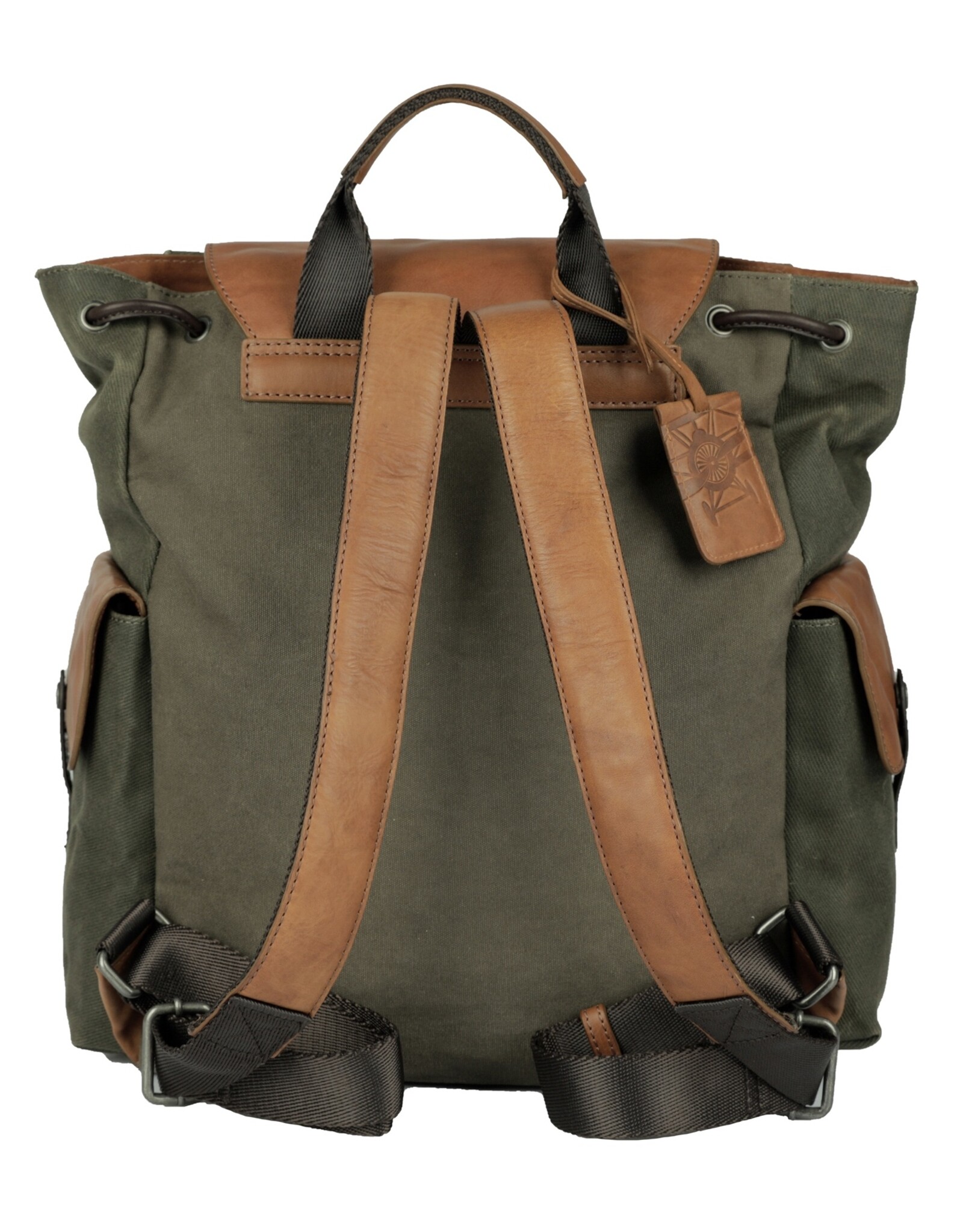 Sparwell Leren rugzakken  Leren shoppers - Sparwell Rugzak Spacious Sebastian groen