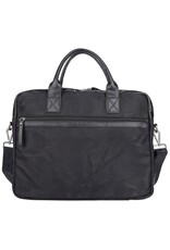 Sparwell Leather laptop bags - Sparwell Laptop bag Sure Smith black 14"-15"