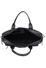 Sparwell Leren werktassen en Leren laptoptassen - Sparwell Laptoptas Sure Smith zwart 14"-15"