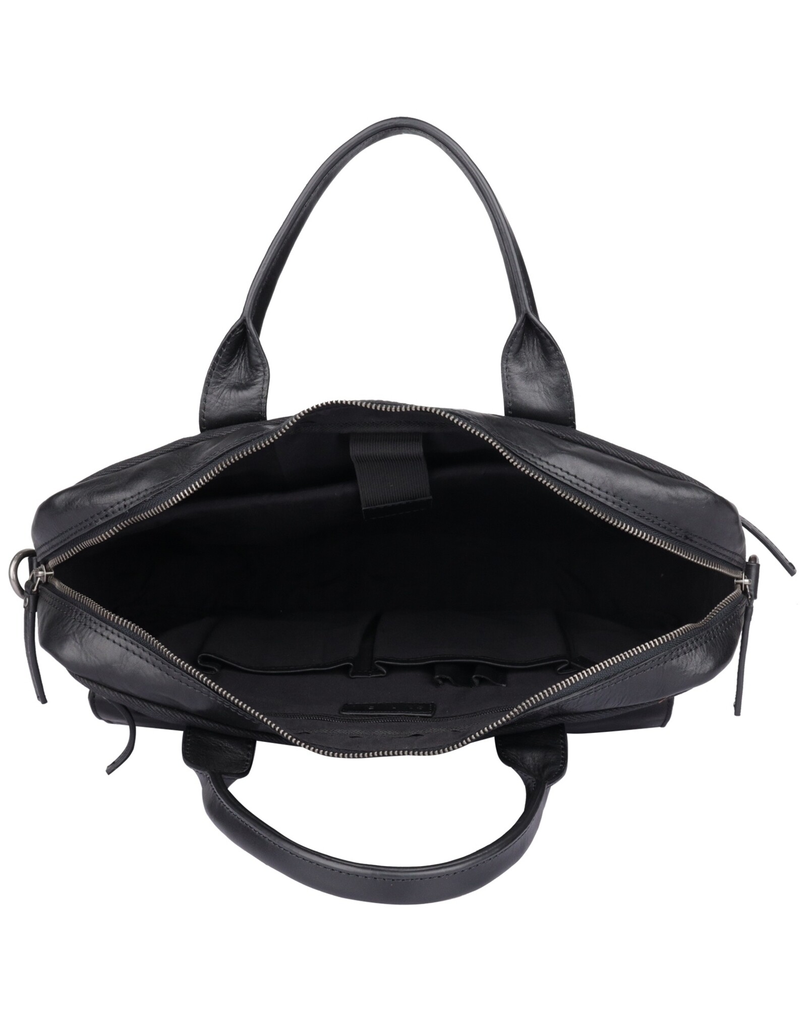 Sparwell Leather laptop bags - Sparwell Laptop bag Sure Smith black 14"-15"