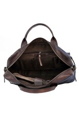 Sparwell Leather laptop bags - Sparwell Laptop bag Sure Smith navy 14"-15"