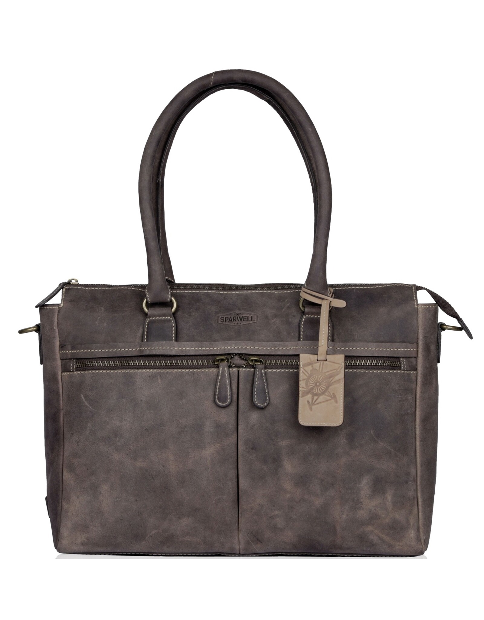 Sparwell Leather bags - Sparwell Vintage Handbag & Shoulder Bag Hunter Leather Tenacious Teresa