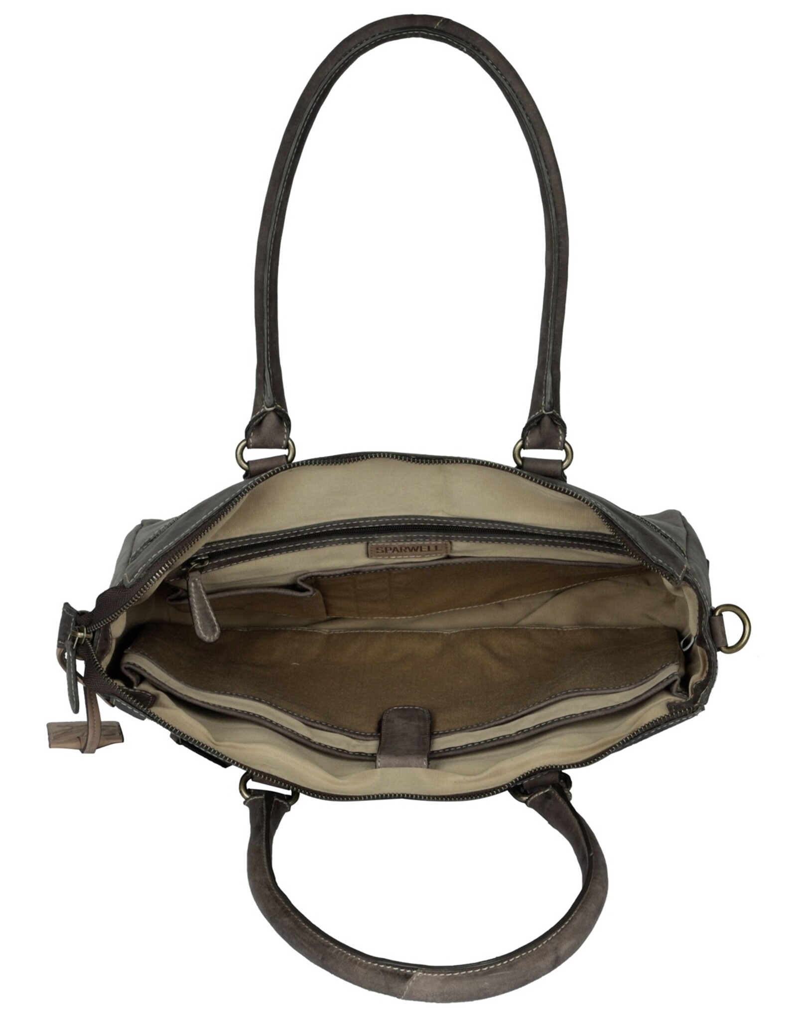 Sparwell Leather bags - Sparwell Vintage Handbag & Shoulder Bag Hunter Leather Tenacious Teresa