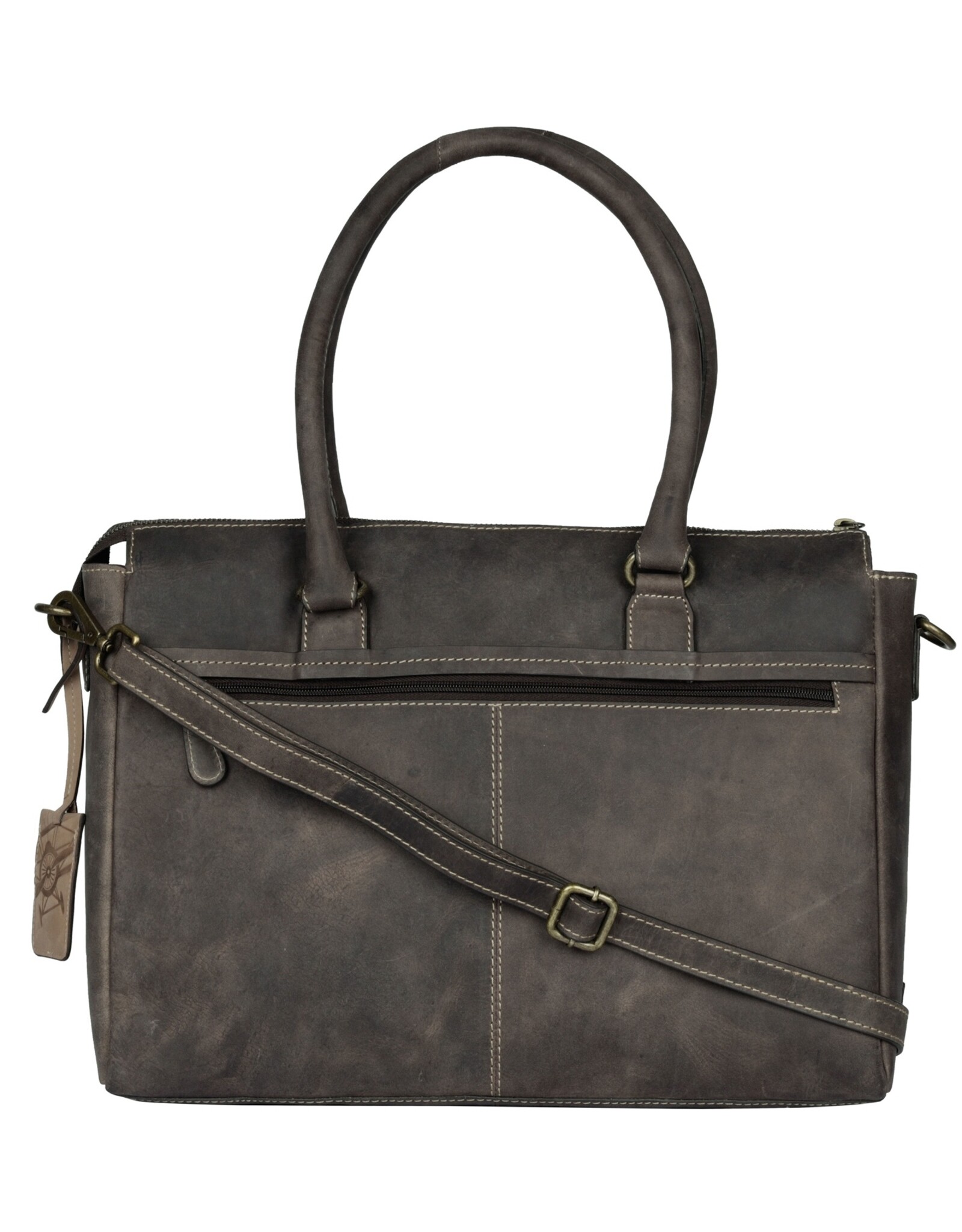 Sparwell Leren tassen - Sparwell Vintage handtas & schoudertas Hunter Leer Tenacious Teresa