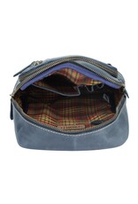 Bear Design Leren schoudertassen Leren crossbody tassen - Sparwell Crossbody tas Tenacious Trey blauw