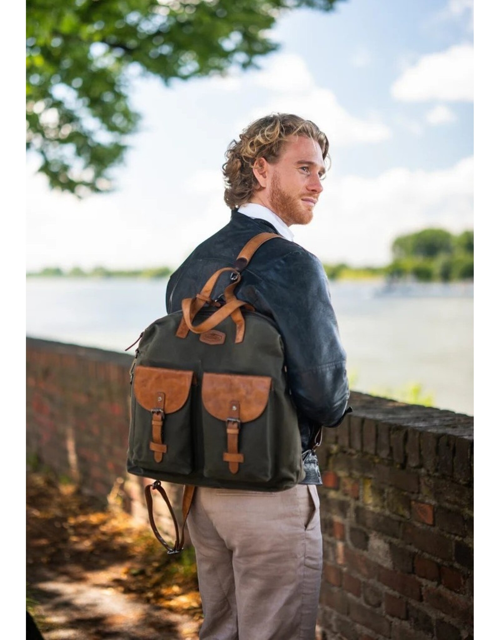 Sparwell Leather backpacks Leather shoppers - Sparwell Backpack -Crossbody Skillfull Skyler green