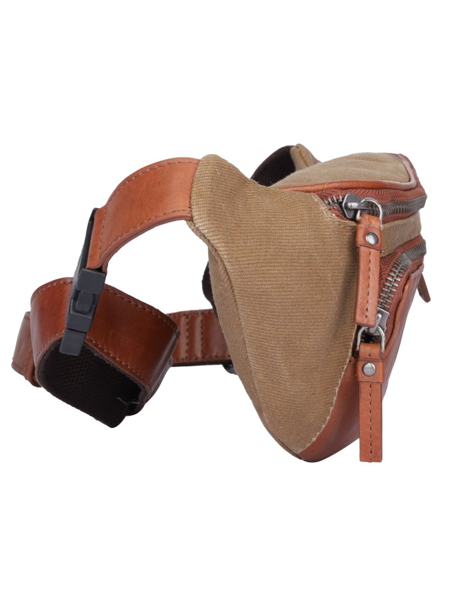 Sparwell Leren Festivaltasjes, heuptassen en riemtassen - Sparwell Heuptas-Fanny pack-Crossbody Simple Sloan beige