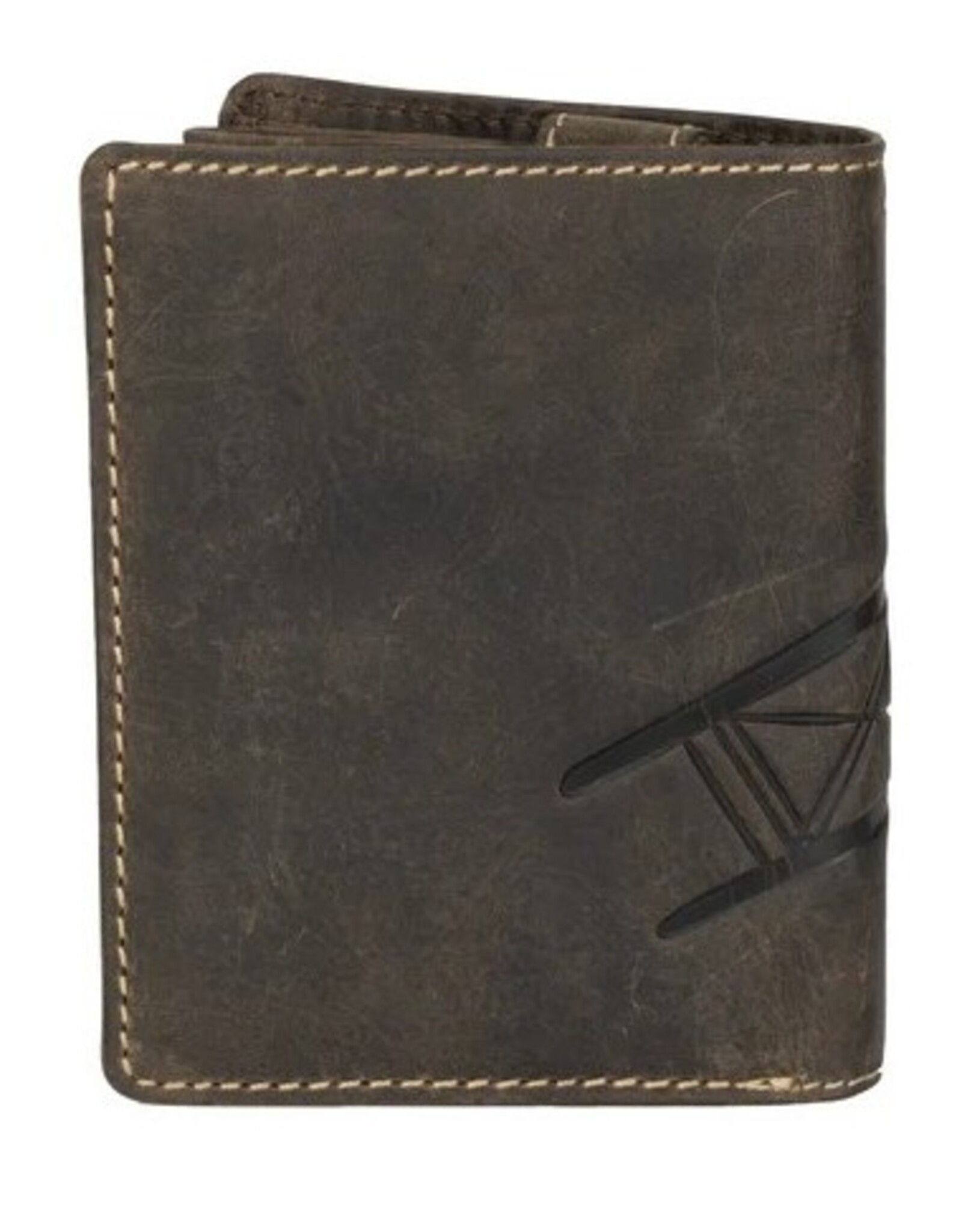 Sparwell Leather Wallets - Sparwell Billfold Wallet Miles vert. d.brown