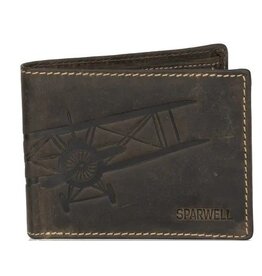Sparwell Sparwell Trifold Wallet Miles horiz. d.brown
