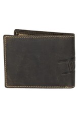 Sparwell Leren Portemonnees - Sparwell Trifold Portemonnee Miles horiz. d.bruin