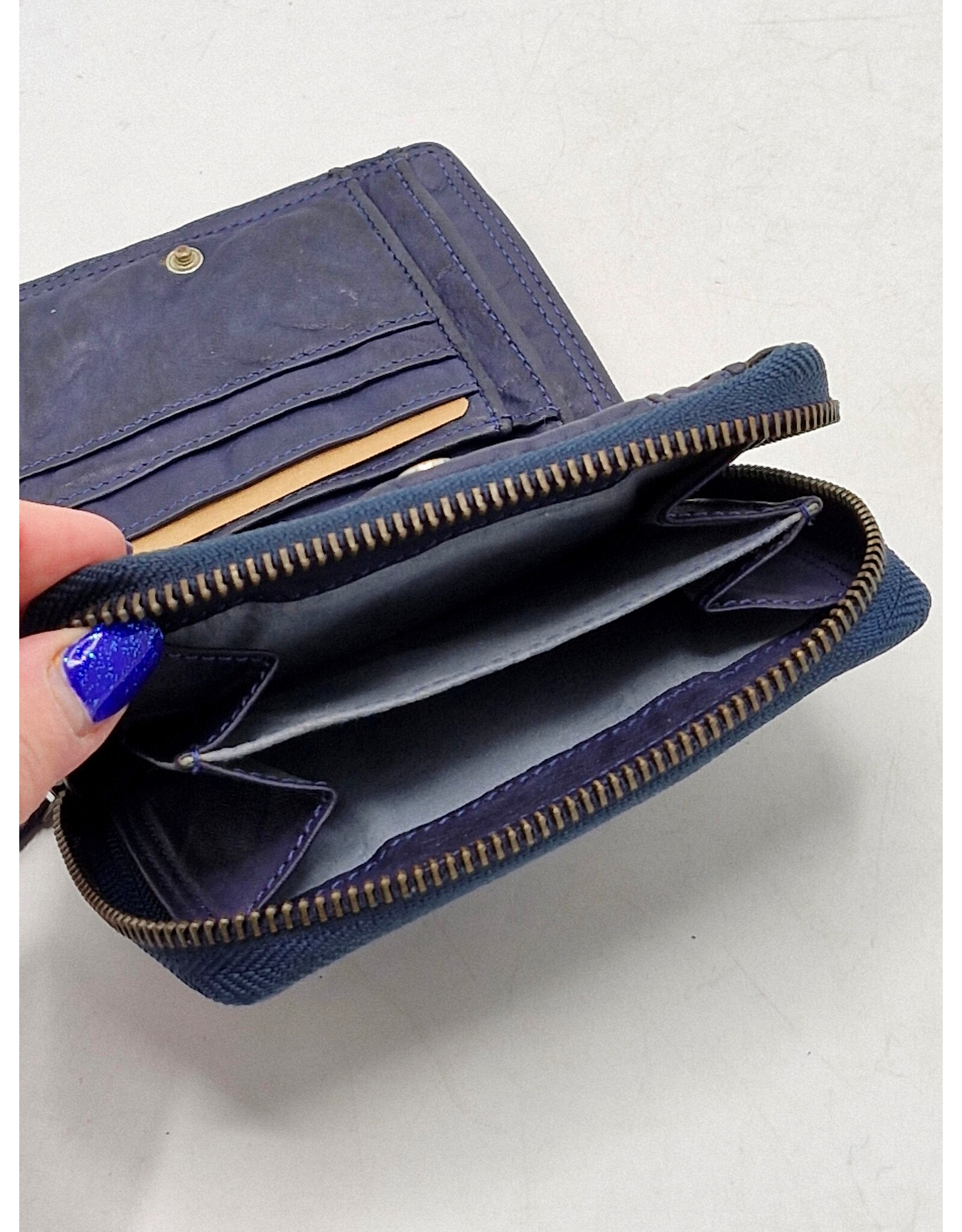 Bellicci Leather Wallets - Bellicci Greta Wallet blue