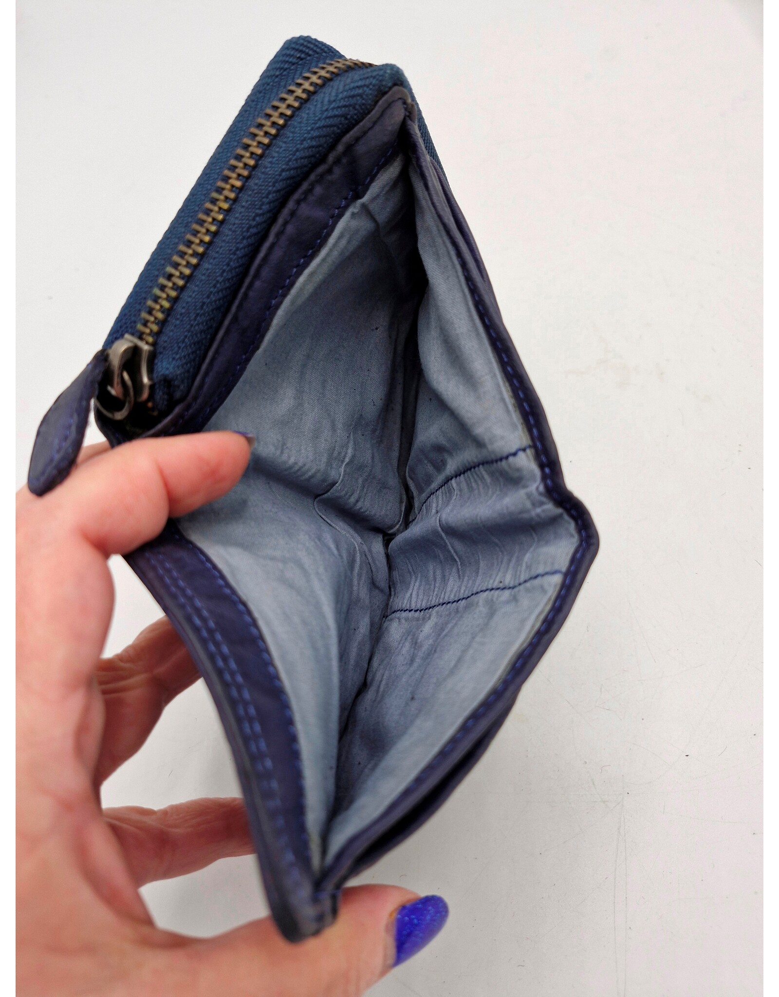 Bellicci Leather Wallets - Bellicci Greta Wallet blue