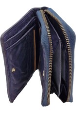 Bellicci Leather Wallets - Bellicci Greta Wallet blue