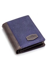 Sparwell Leather Wallets - Sparwell RFID Wallet Sullivan Navy