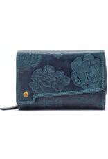 Jamestown Leren Portemonnees - Jamestown Portemonnee Lily turquoise