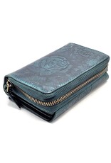 Jamestown Leather Wallets - Jamestown Wallet Lily turquoise