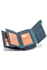 Jamestown Leather Wallets - Jamestown Wallet Lily turquoise