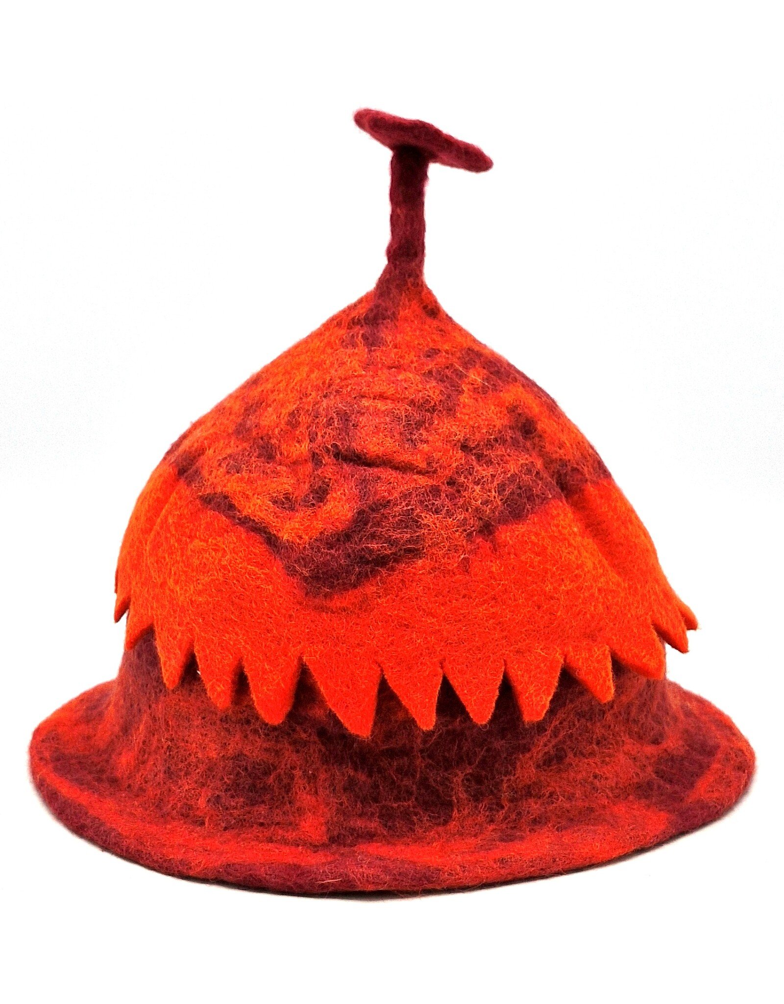 Trukado Miscellaneous - Felt Hat - Sauna Cap with Cut-out Motif Orange