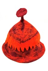 Trukado Miscellaneous - Felt Hat - Sauna Cap with Cut-out Motif Orange