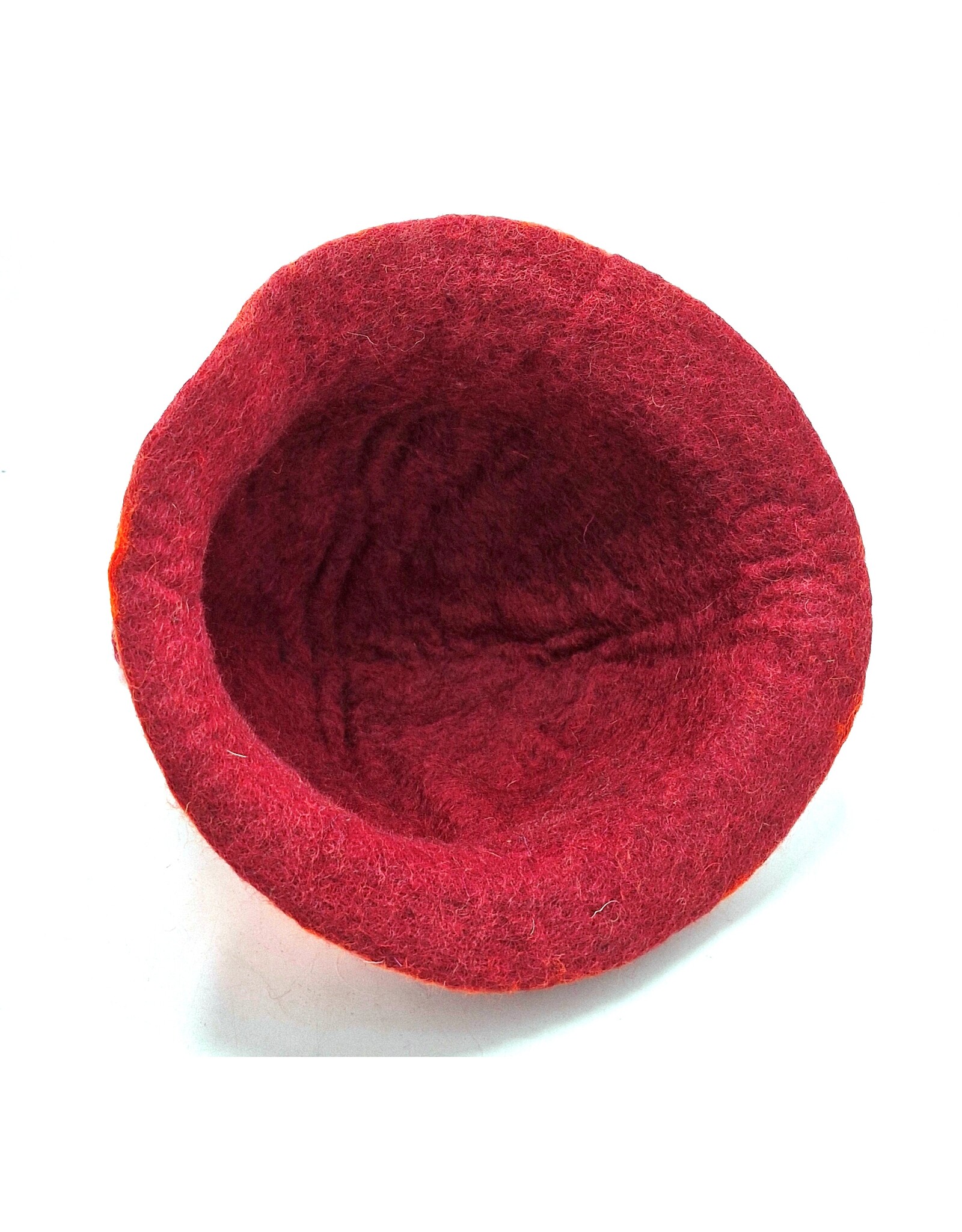 Trukado Miscellaneous - Felt Hat - Sauna Cap with Cut-out Motif Orange